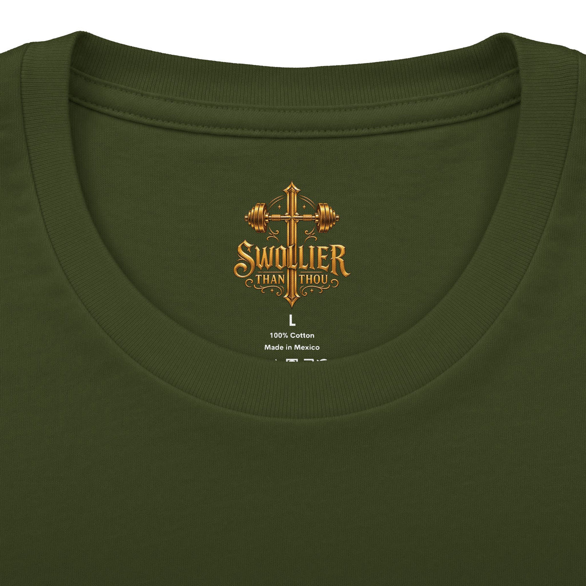 Lift Heavy. Walk Humbly. Fitted Tee